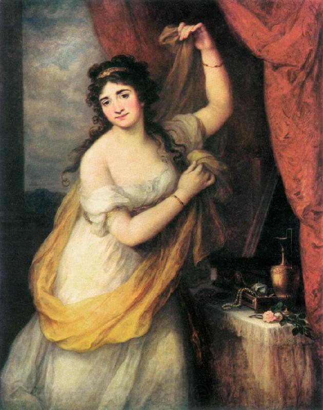 KAUFFMANN, Angelica Portrait of a Woman Spain oil painting art